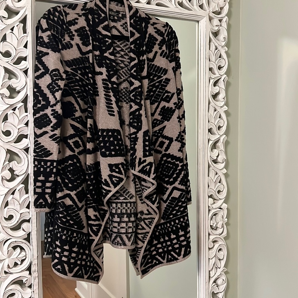 Lucky Brand Aztec long cardigan